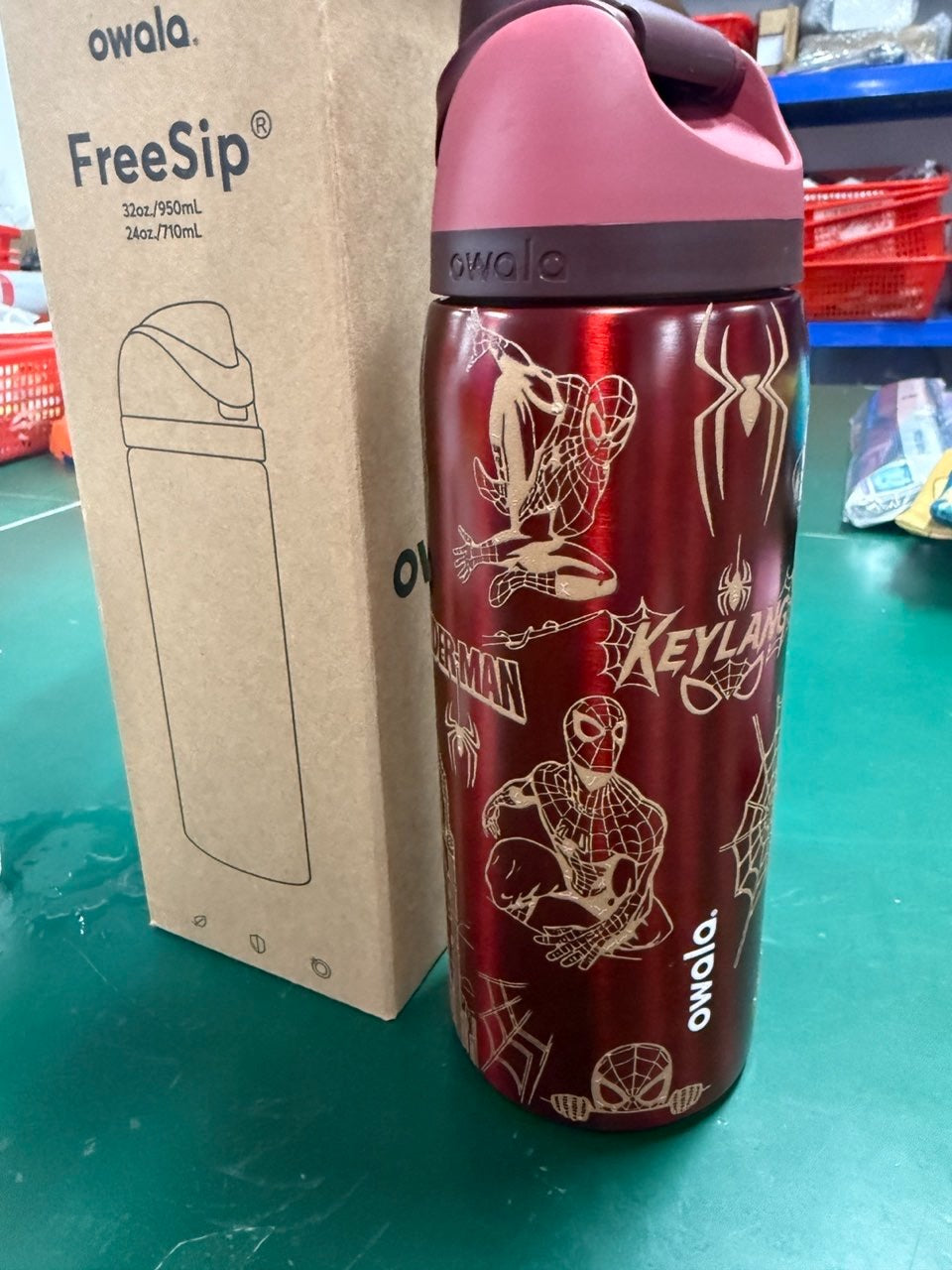 Limited Edition FreeSip Stainless Steel Water Bottle 32 oz
